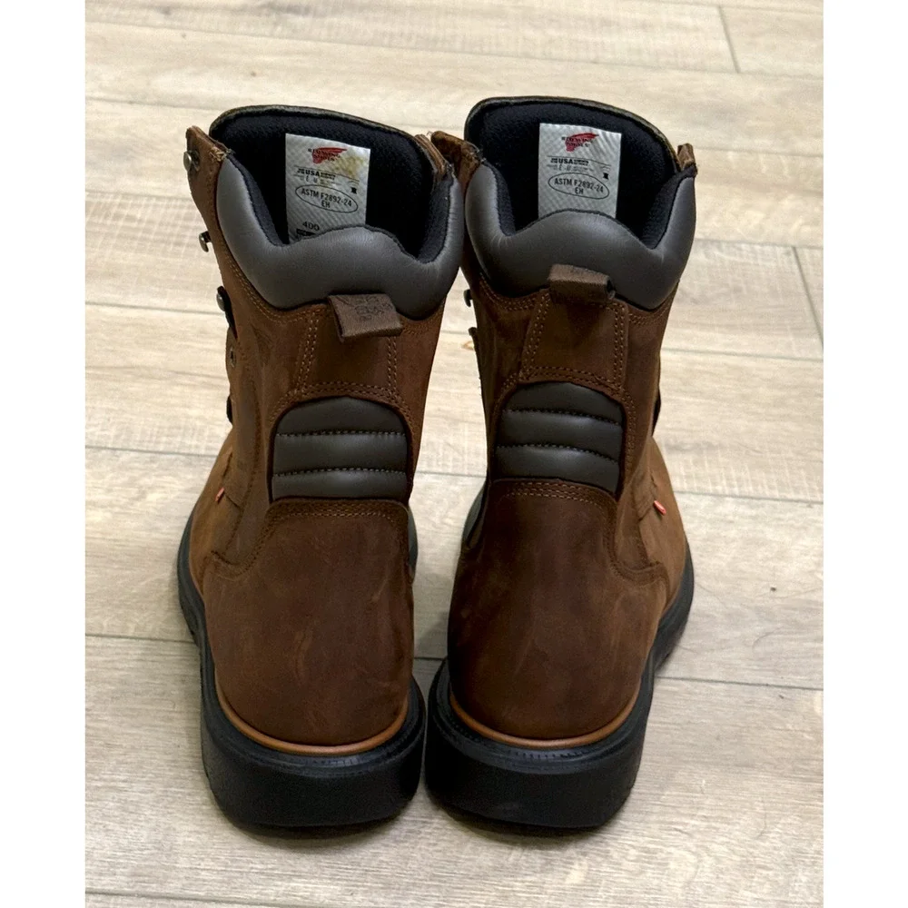 NEW RED WING 400 DYNAFORCE 8-INCH WATERPROOF SOFT TOE BOOTS SZ 11 D